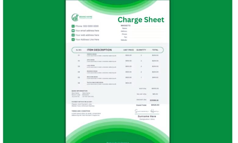 Charge Sheet